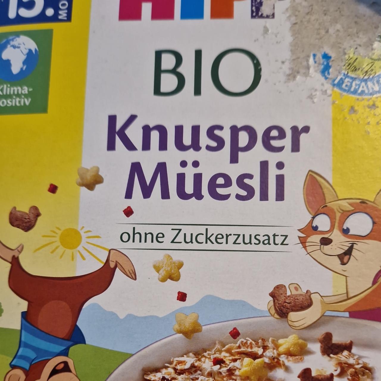 Fotografie - Bio Knusper Müesli Hipp