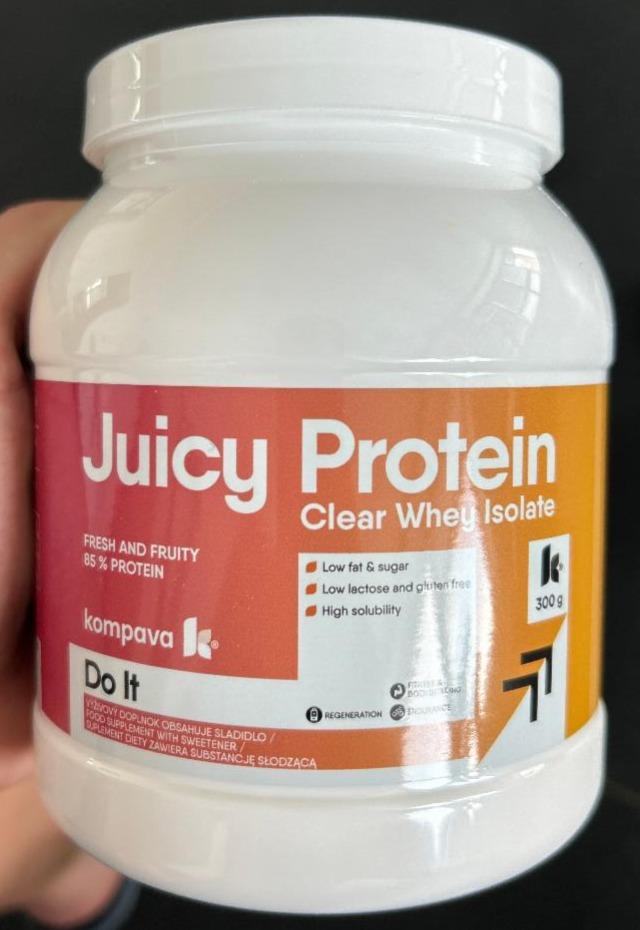 Fotografie - Juicy Protein Clear Whey Isolate Kompava