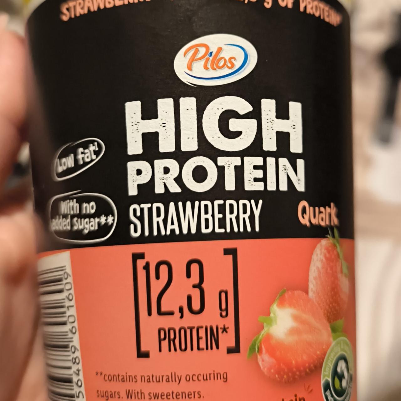 Fotografie - High Protein Strawberry Quark Pilos