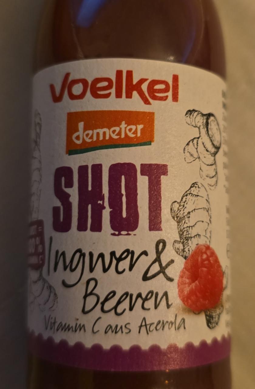 Fotografie - Bio Ginger & Berries Shot Voelkel