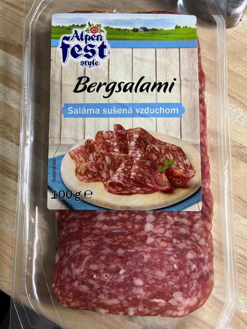 Fotografie - Bergsalami Alpen fest style