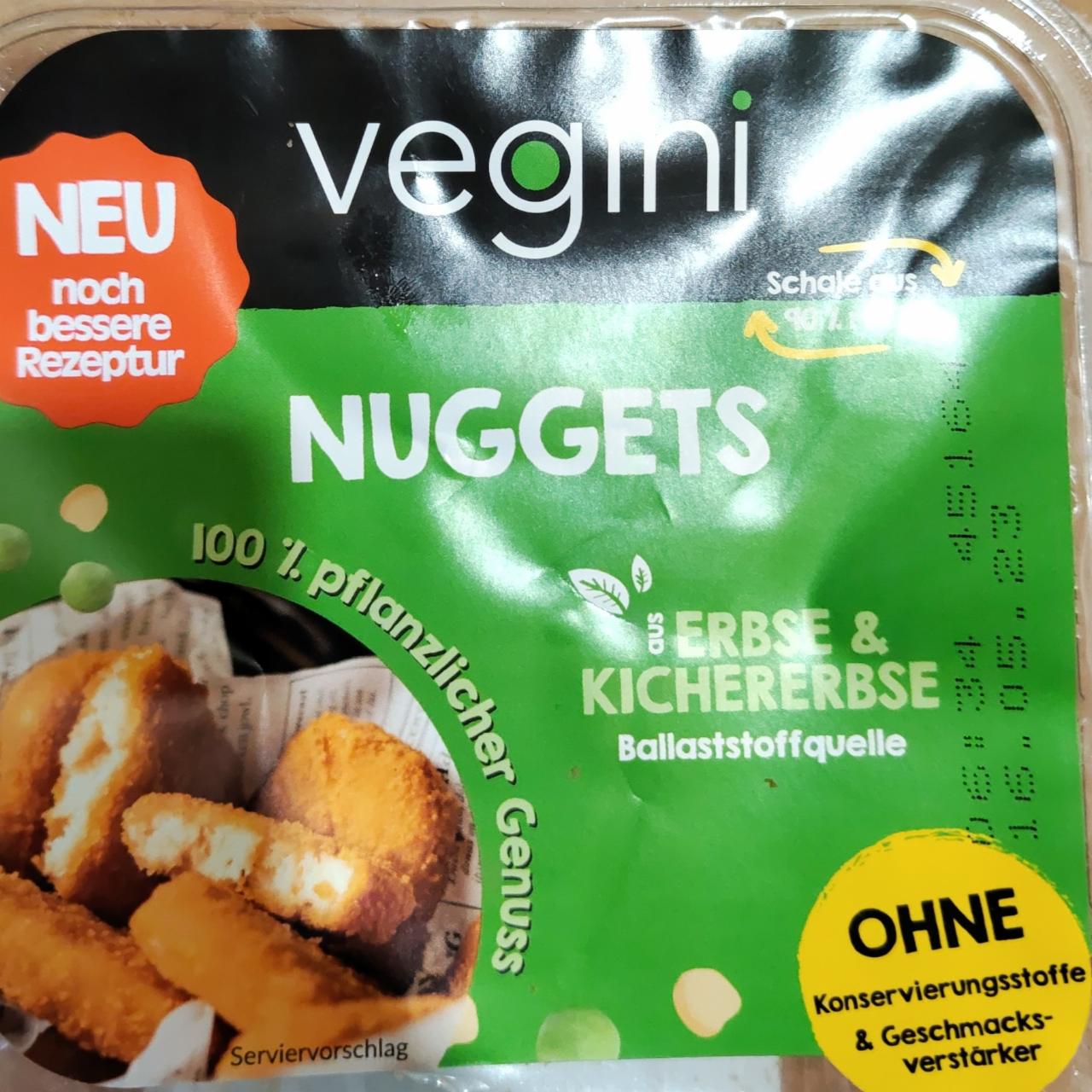 Fotografie - Nuggets aus Erbse & Kichererbse Vegini