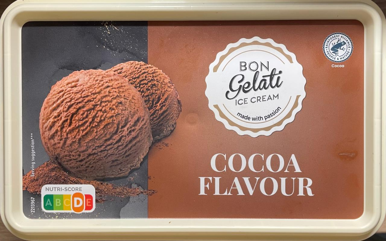 Fotografie - Bon Gelati Ice Cream Cocoa flavour