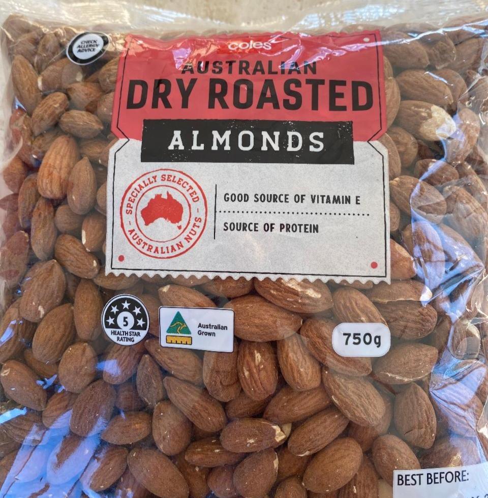 Fotografie - Australian dry roasted almonds Coles