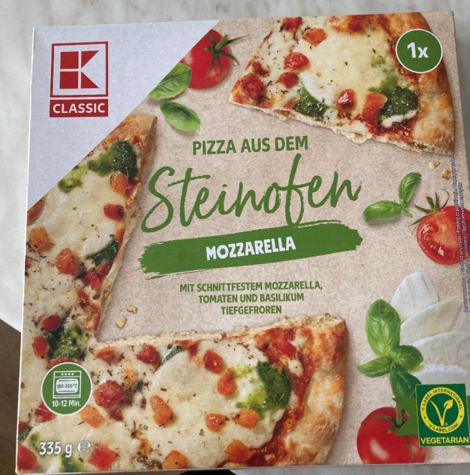 Fotografie - Pizza aus dem steinofen mozzarella K-Classic