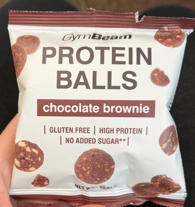 Fotografie - Protein Balls chocolate brownie GymBeam