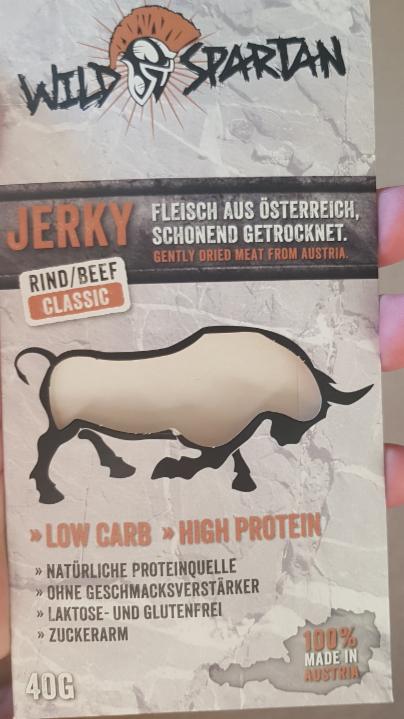 Fotografie - Jerky Classic Beef Wild Spartan