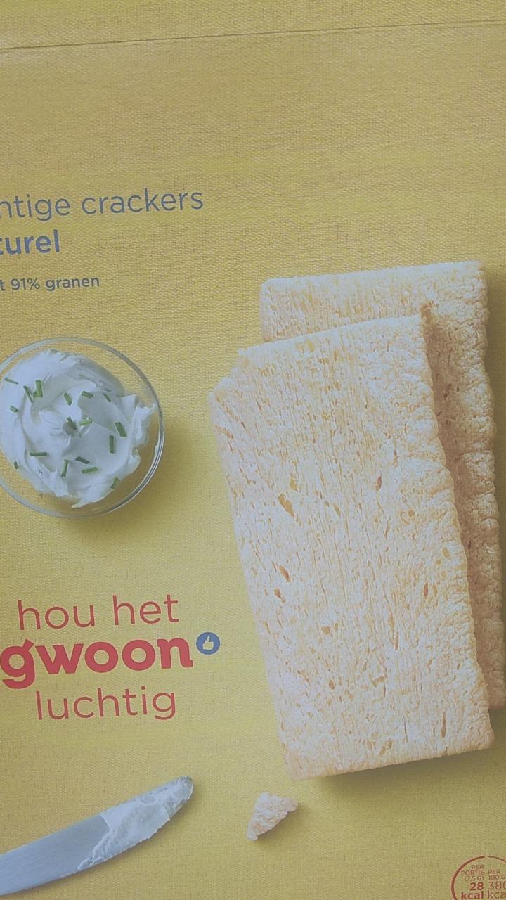 Fotografie - Luchtige Crackers naturel Gwoon