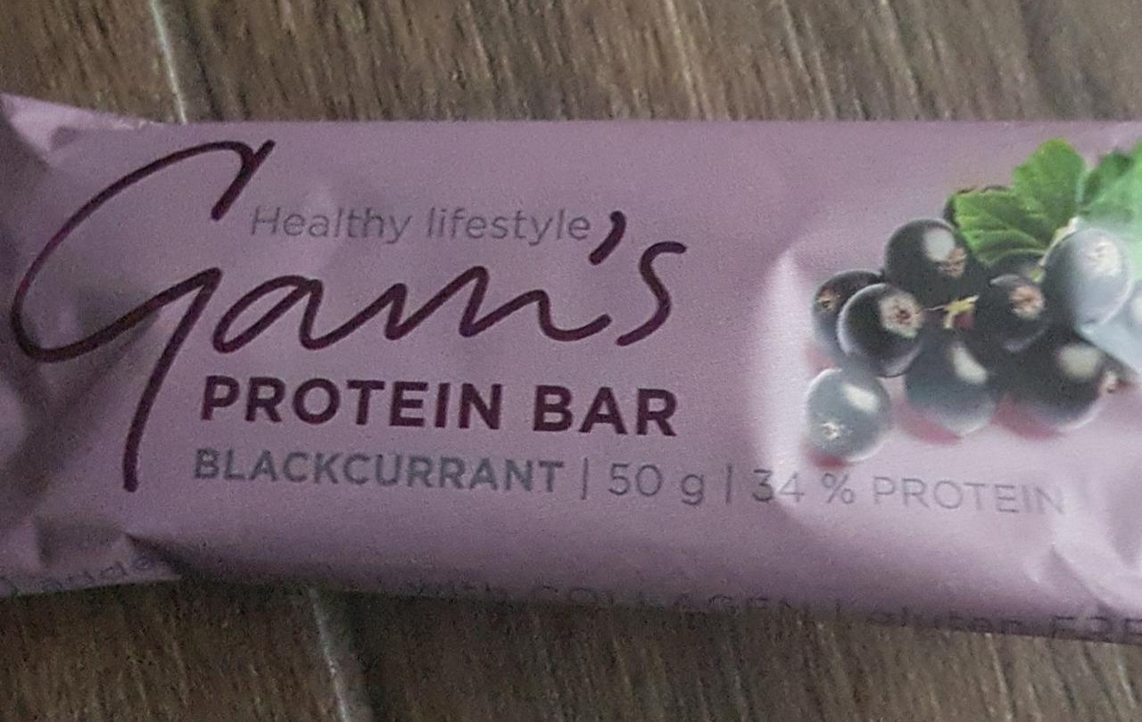 Fotografie - Protein Bar Blackcurrant Gam's