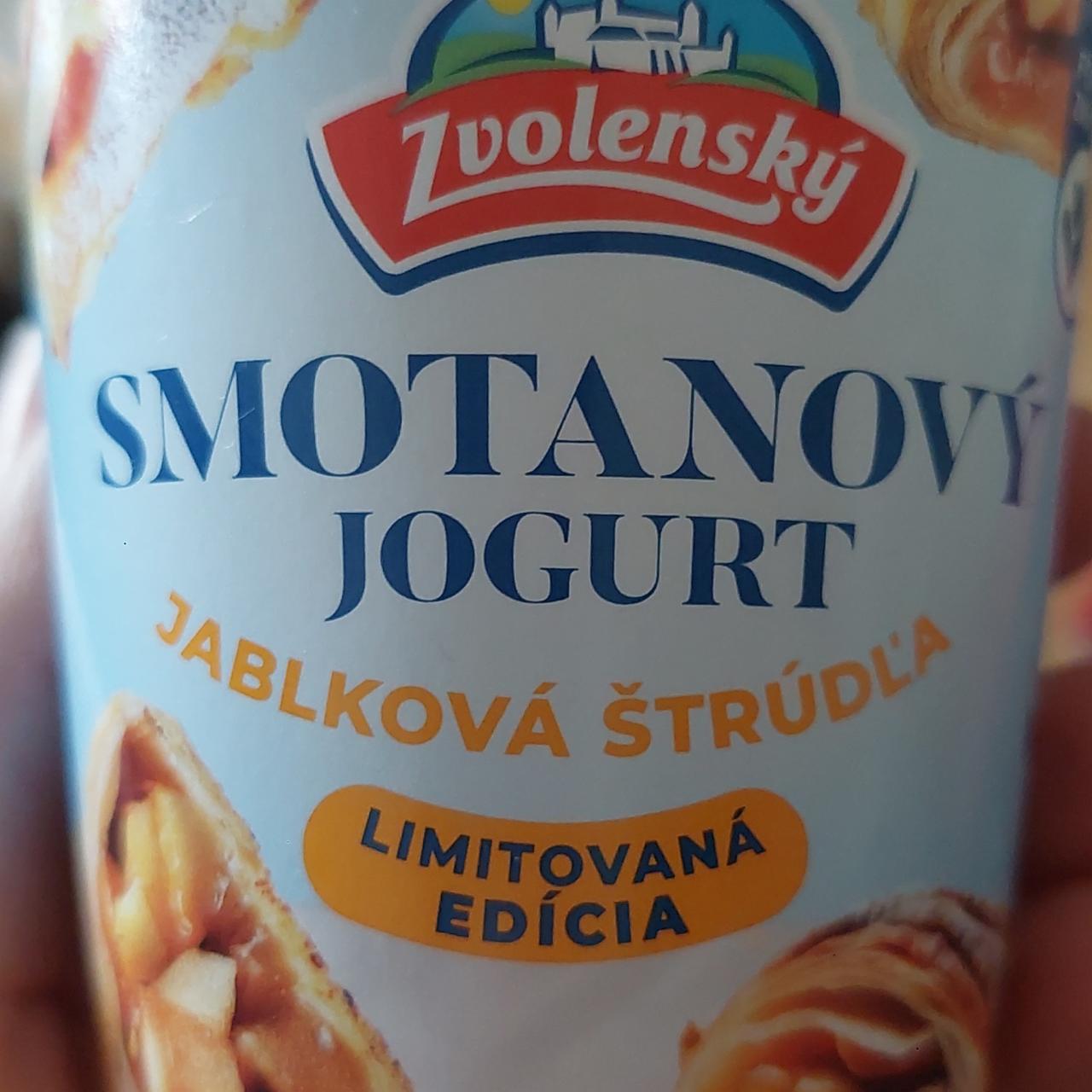 Fotografie - Smotanový Jogurt Jablková Štrúdľa Zvolenský