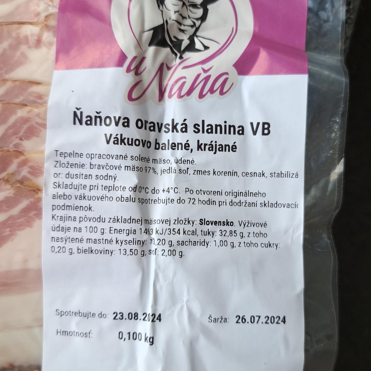 Fotografie - Ňaňova oravská slanina VB