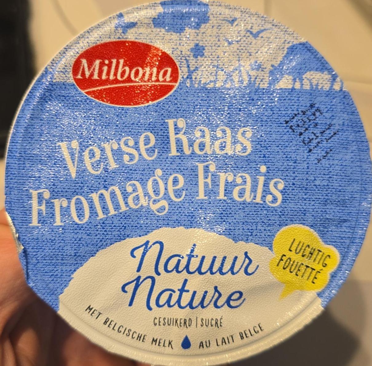 Fotografie - Verse Kaas Fromage Frais Natuur Milbona