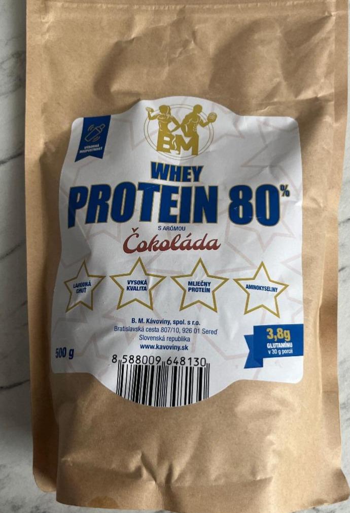 Fotografie - Whey Protein 80% s arómou Čokoláda BM