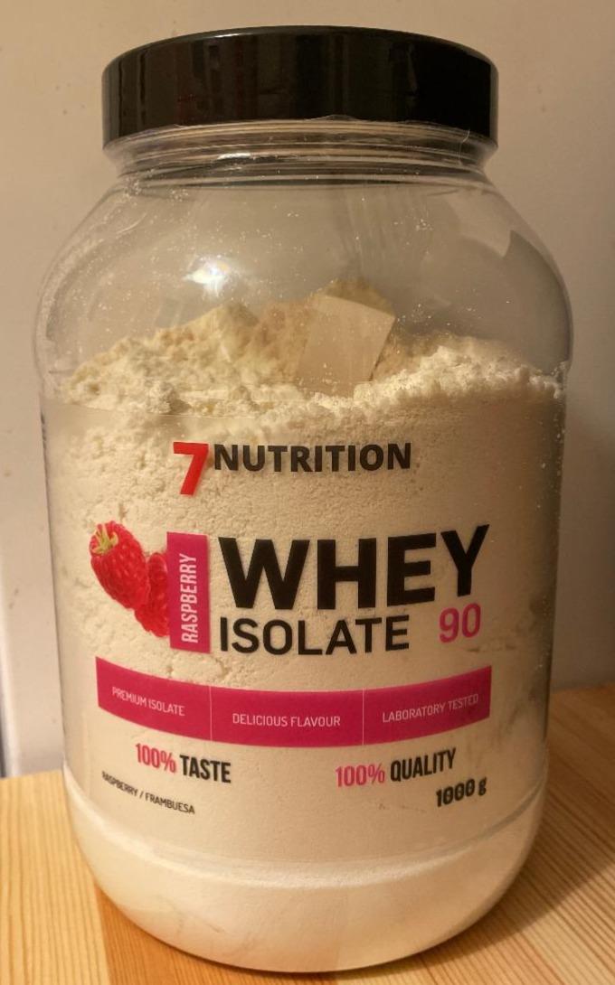 Fotografie - Whey Isolate 90 Raspberry 7Nutrition