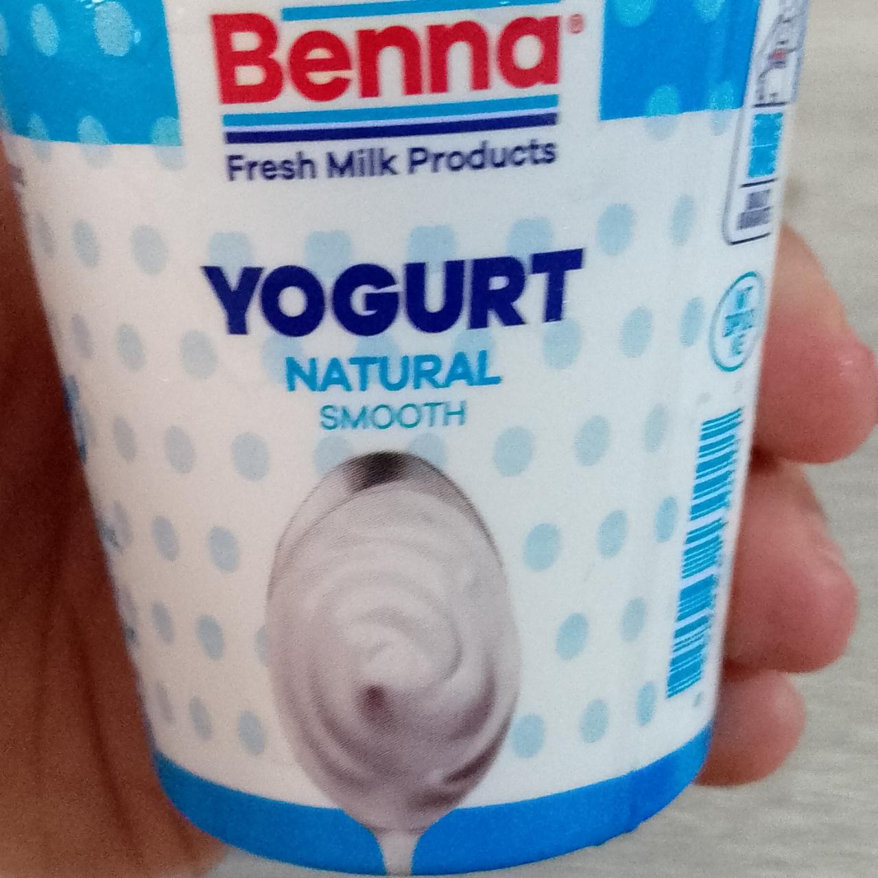 Fotografie - Yogurt natural smooth Benna