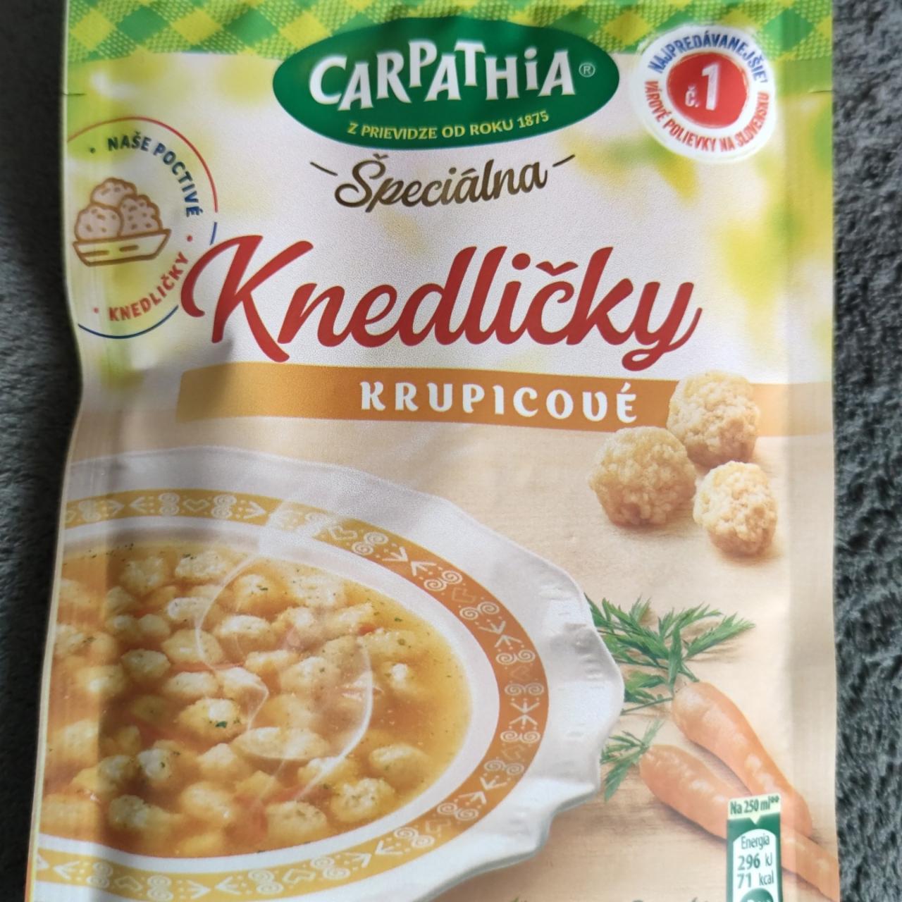 Fotografie - Knedličky Krupicové Carpathia