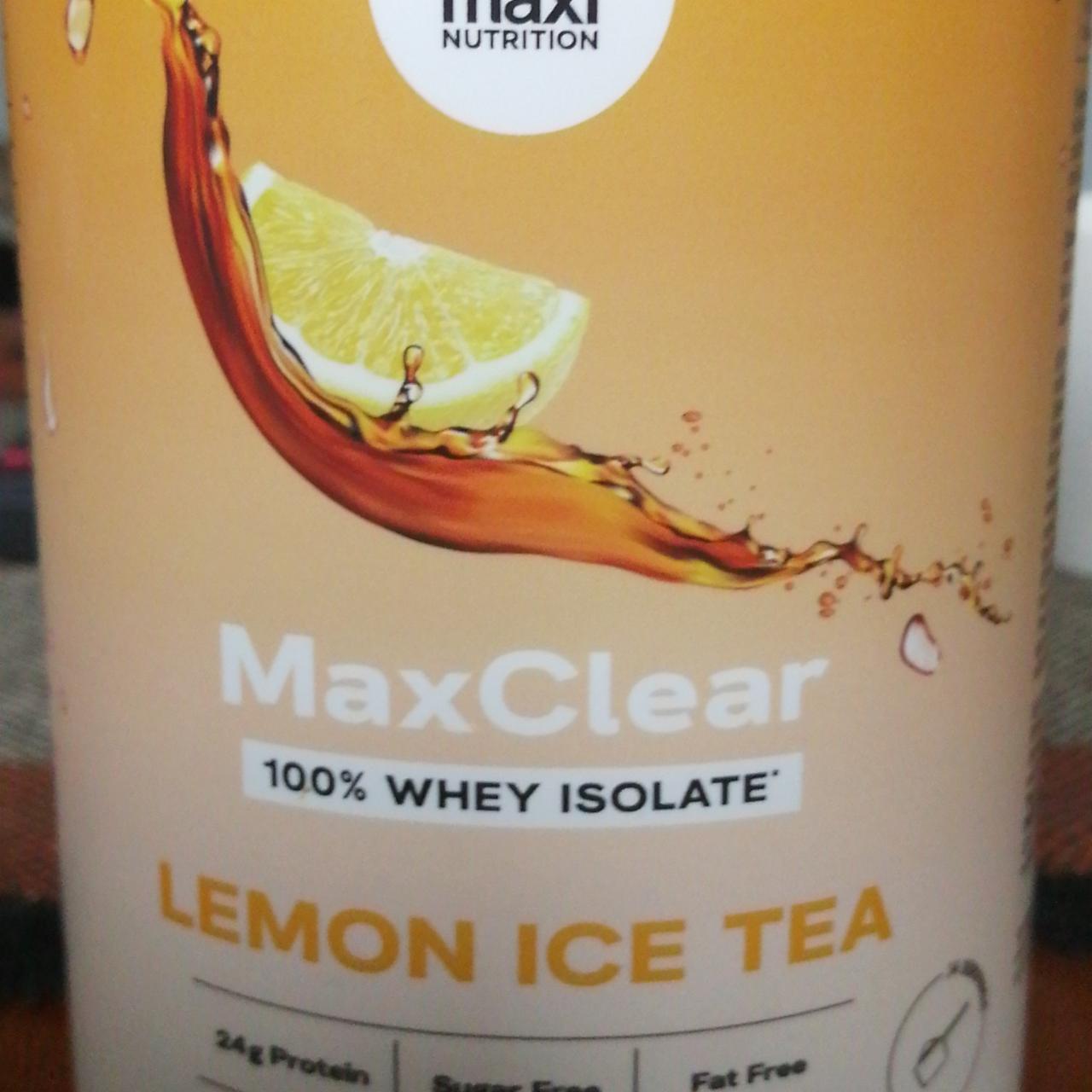 Fotografie - MaxClear Lemom Ice Tea Maxi Nutririon