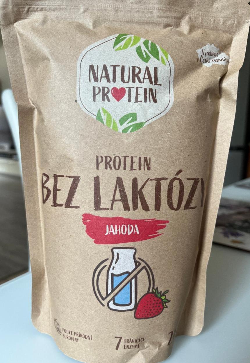 Fotografie - Protein bez laktózy Jahoda Natural protein