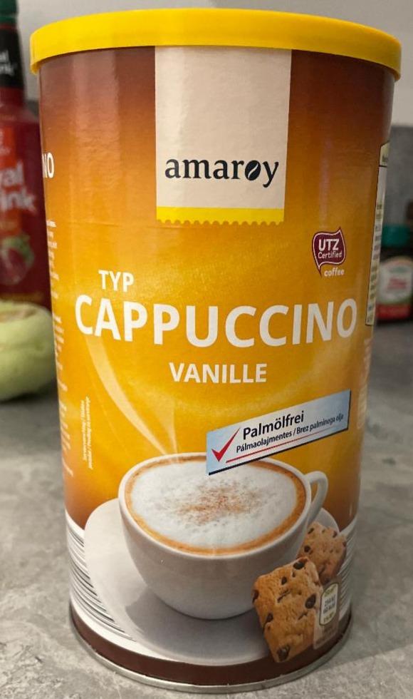 Cappuccino Vanille Amaroy - kalórie, kJ a nutričné hodnoty