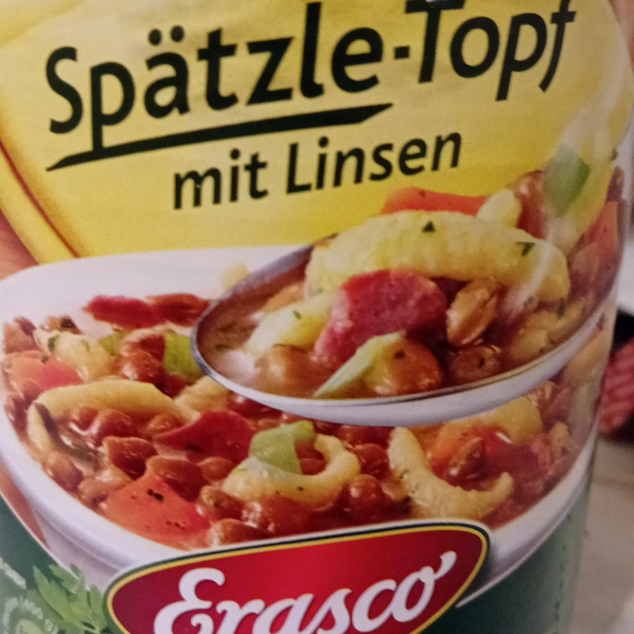 Fotografie - Spätzle-Topf mit Linsen Erasco