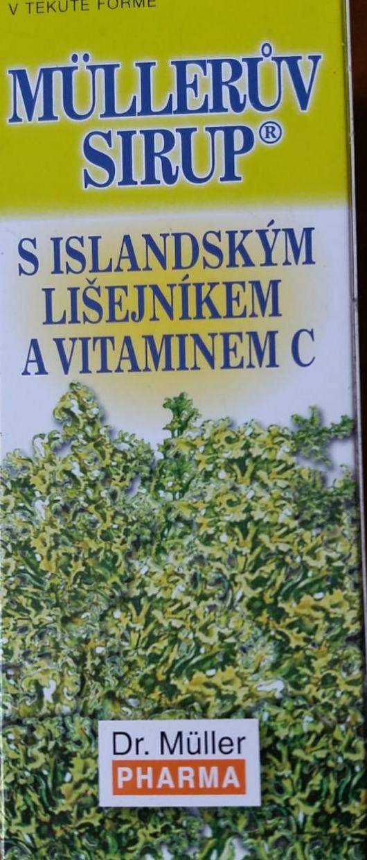 Fotografie - Müllerův sirup s islandským lišejníkem a vitaminem C Dr.Müller PHARMA