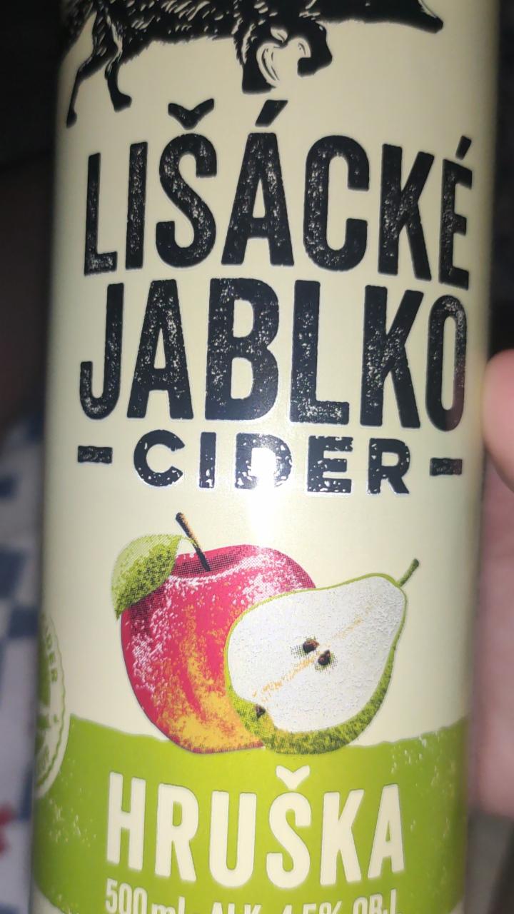 Fotografie - Cider hruška Lišácké jablko