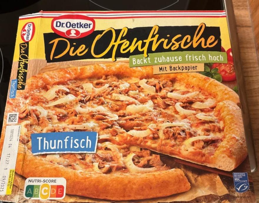 Fotografie - Die Ofenfrische Backt zuhause frisch hoch Mit Backpapier Thunfisch Dr.Oetker