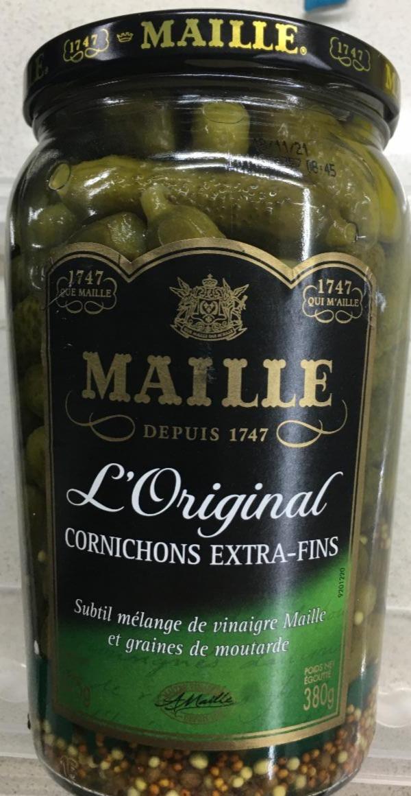 Fotografie - L'original cornichons extra fins Maille