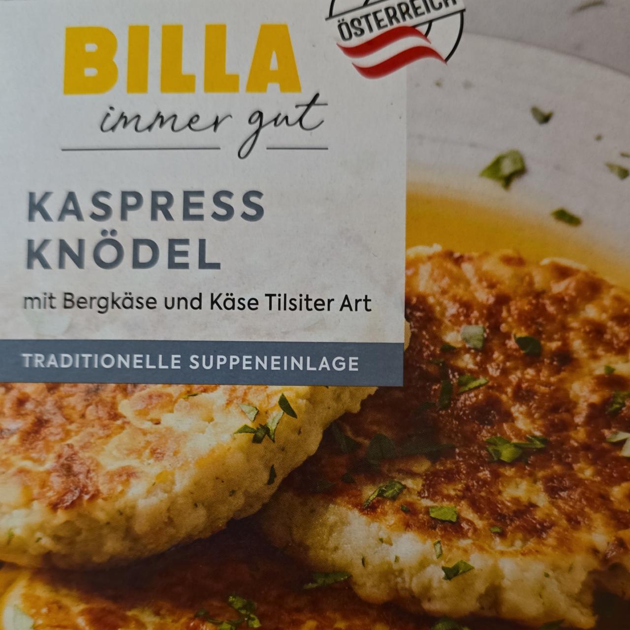 Fotografie - Kaspress Knödel Billa