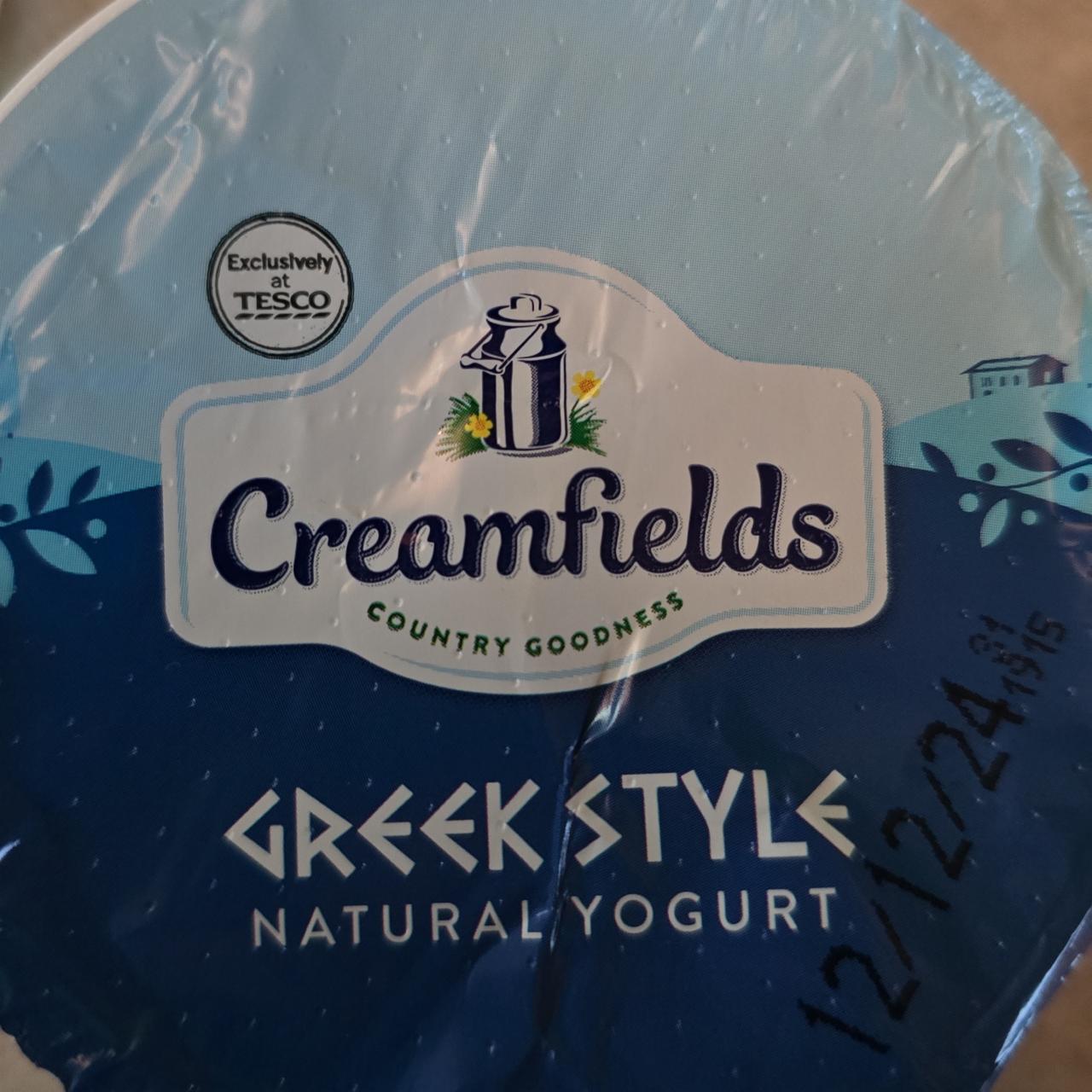 Fotografie - Greek style natural yogurt Creamfields