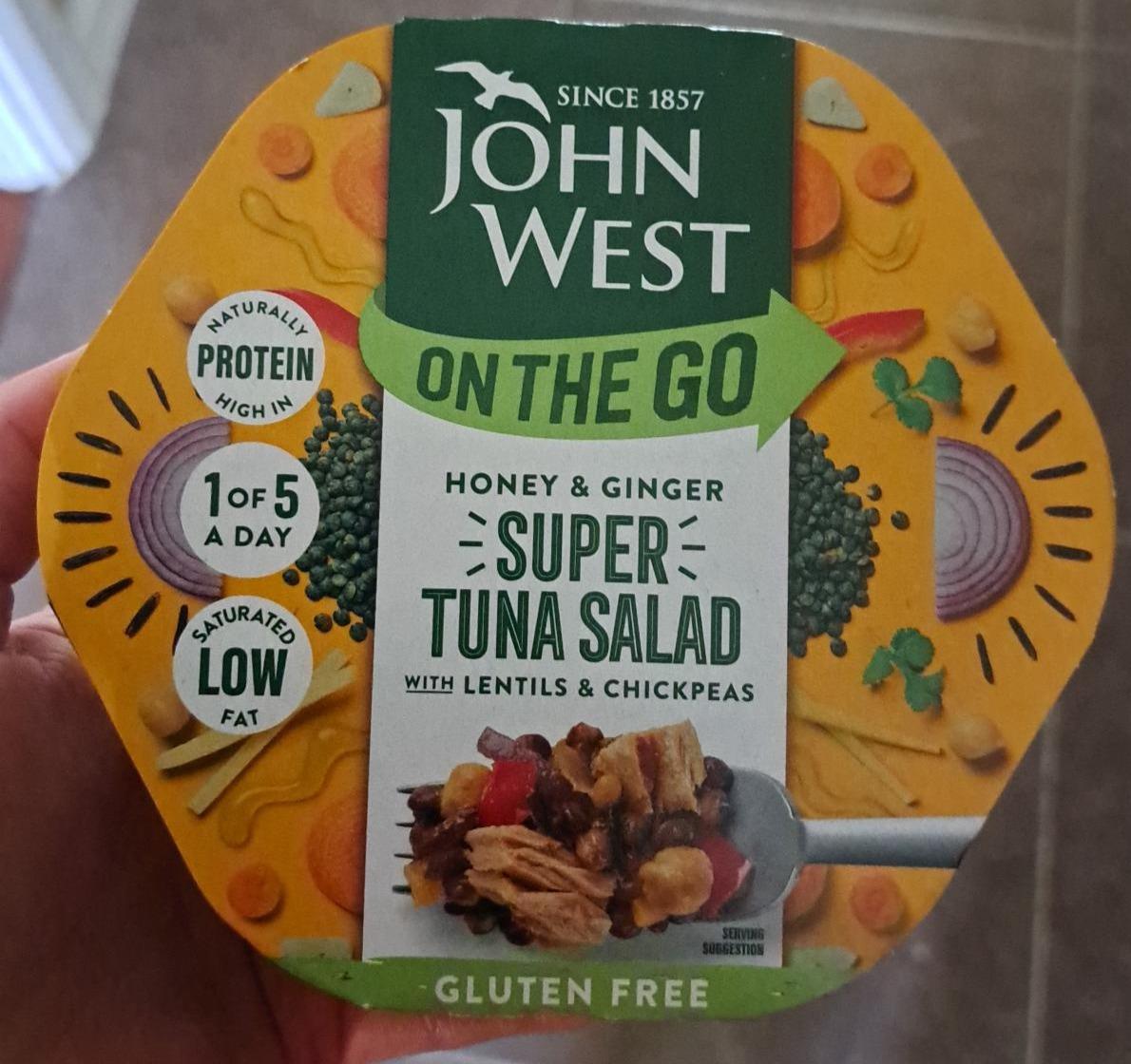 Fotografie - Honey & Ginger Super Tuna salad with lentil & chickpeas John West