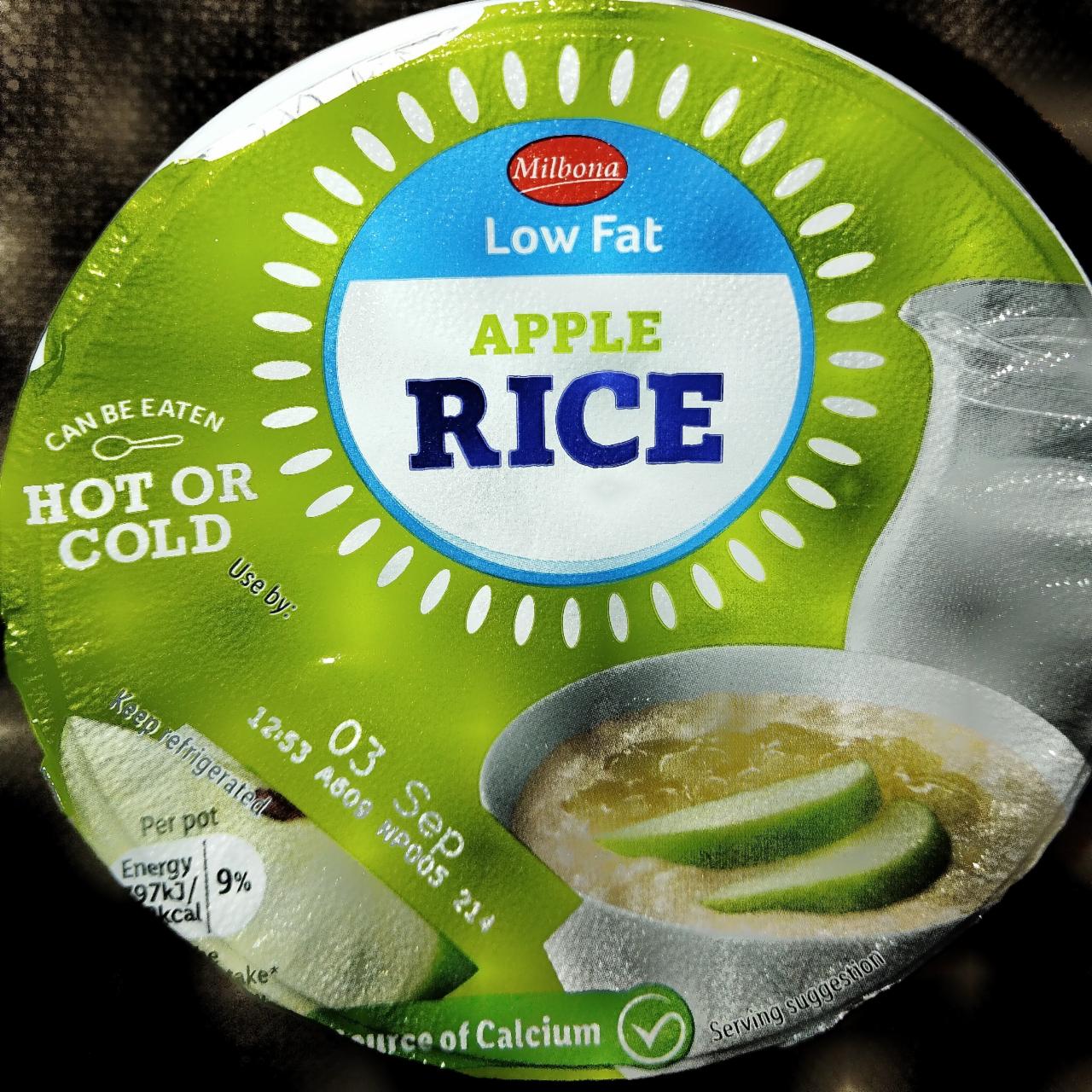 Fotografie - Apple Rice Milbona Low Fat