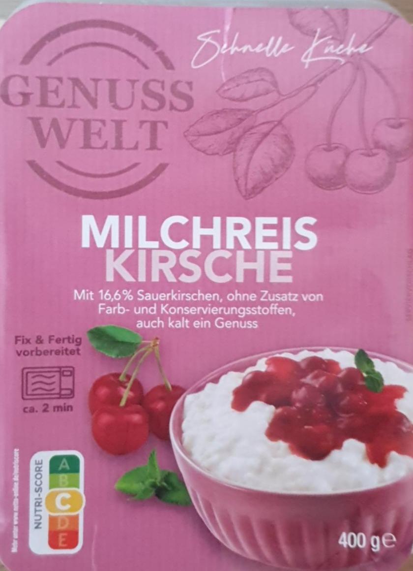 Fotografie - Milchreis kirsche Genuss Welt