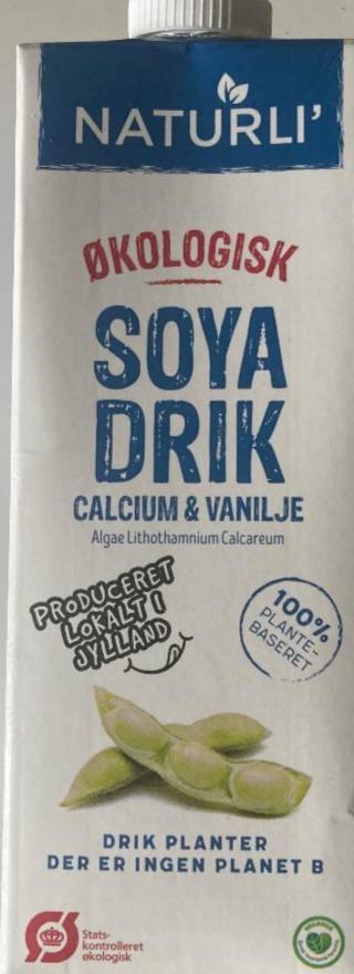 Fotografie - Soya Drik Calcium & Vanilje Naturli'