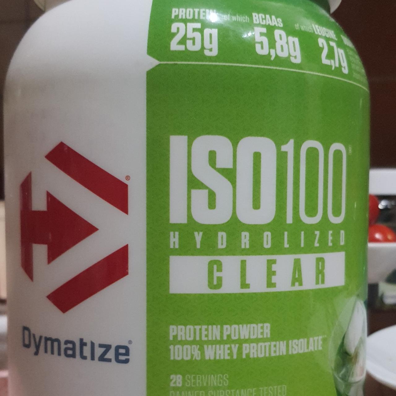 Fotografie - Iso100 hydrolized clear Dymatize