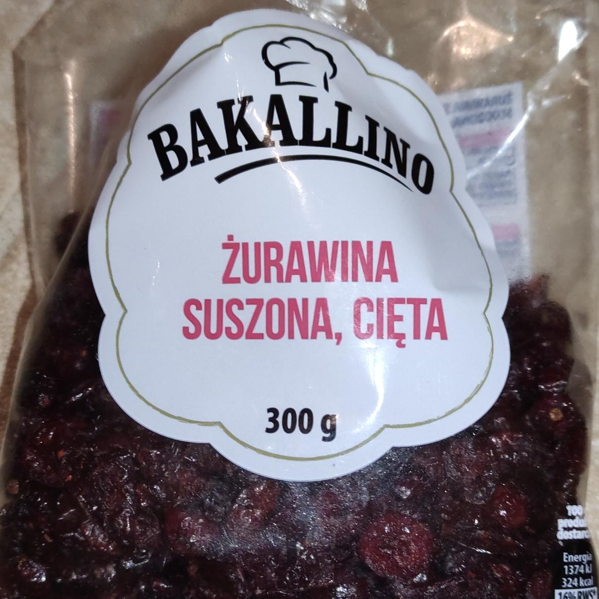 Fotografie - zurawina suszona cieta Bakallino