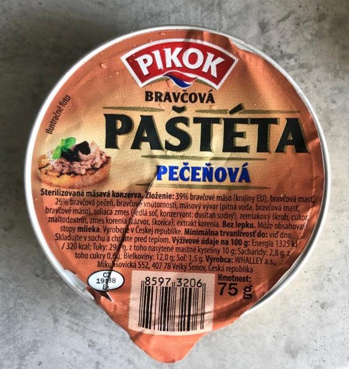 Fotografie - Bravčová paštéta pečeňová Pikok