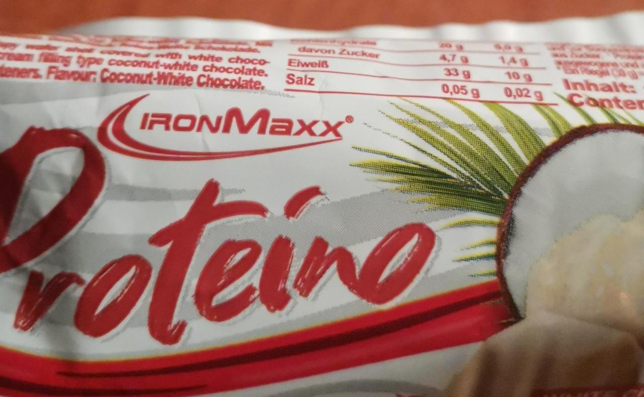 Fotografie - Proteíno Coconut-White Chocolate IronMaxx