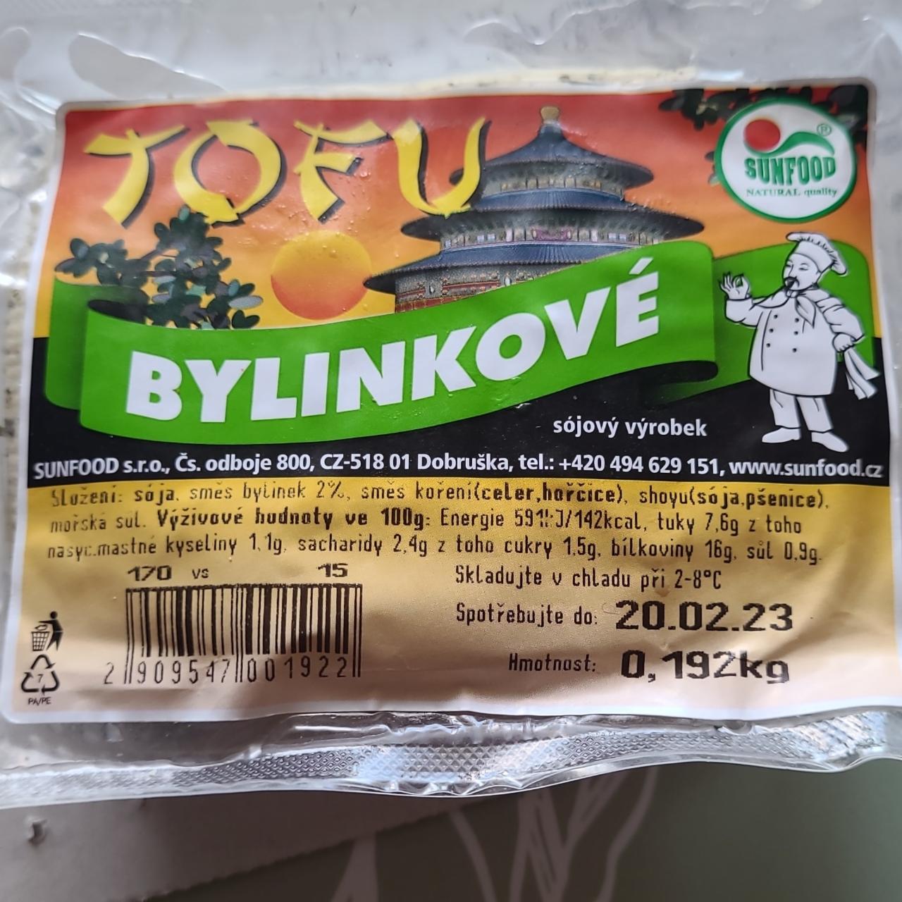 Fotografie - Tofu bylinkové Sunfood