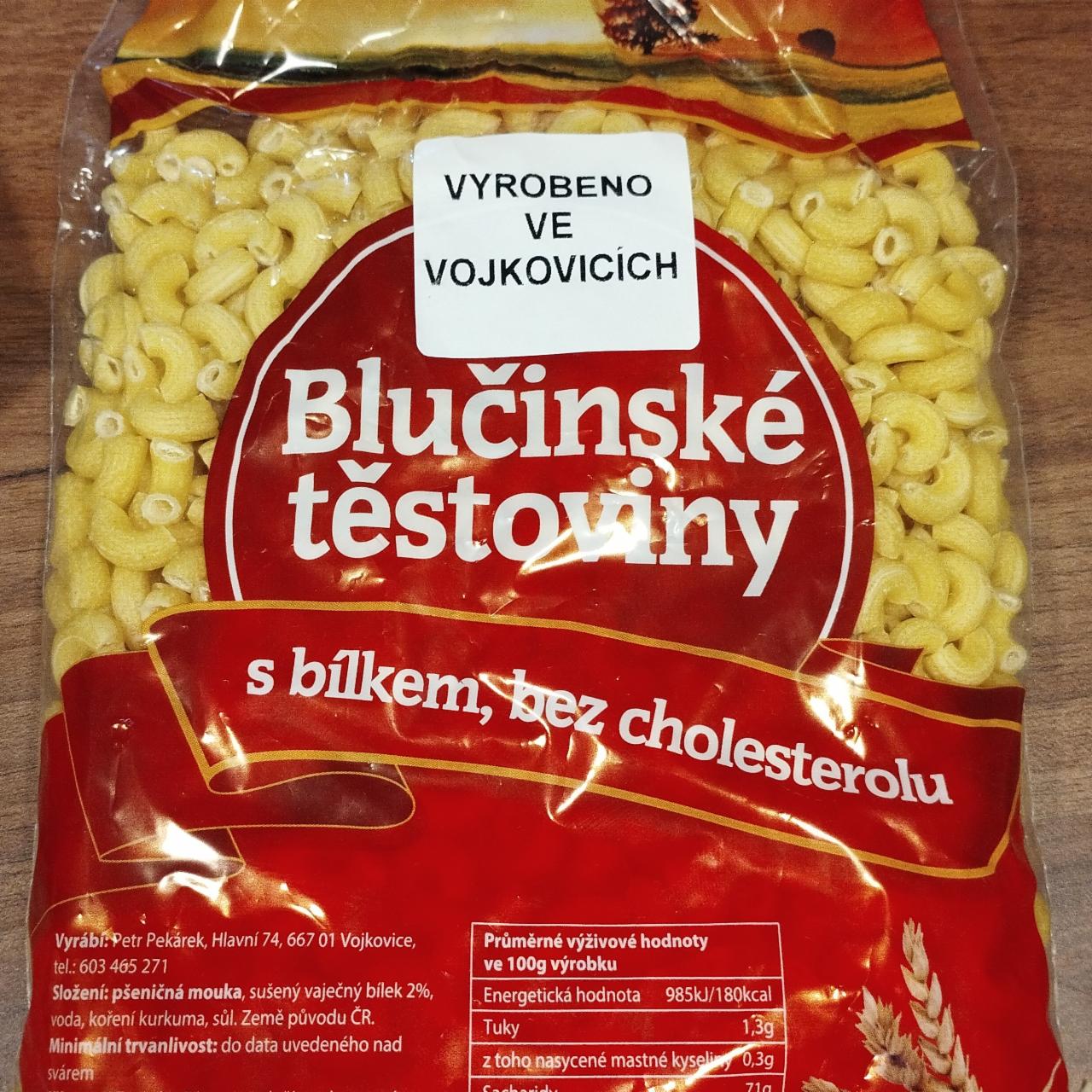 Fotografie - Blučinské těstoviny s bílkem, bez cholesterolu