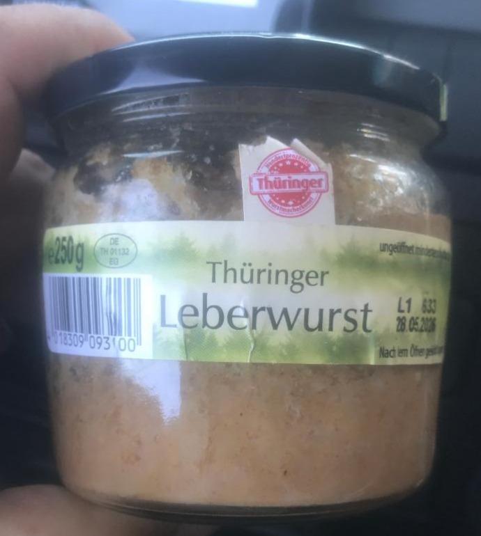 Fotografie - Leberwurst Thüringer