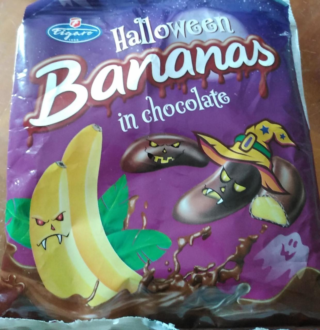 Fotografie - Halloween Bananas in chocolate Figaro