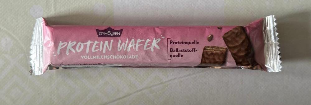 Fotografie - Protein Wafer Vollmilchschokolade GymQueen