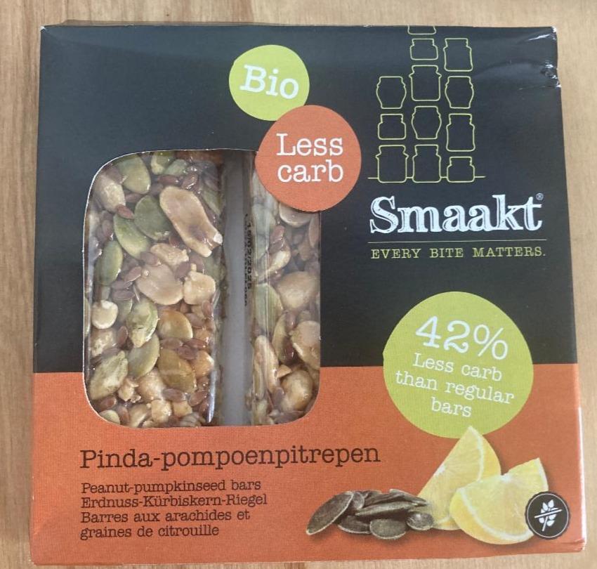 Fotografie - Bio pinda-pompoenpitrepen less carb Smaakt