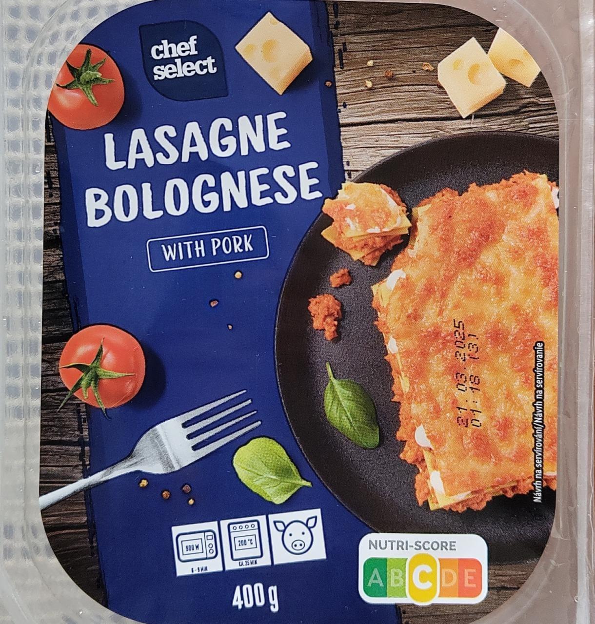 Fotografie - Lasagne Bolognese Chef select