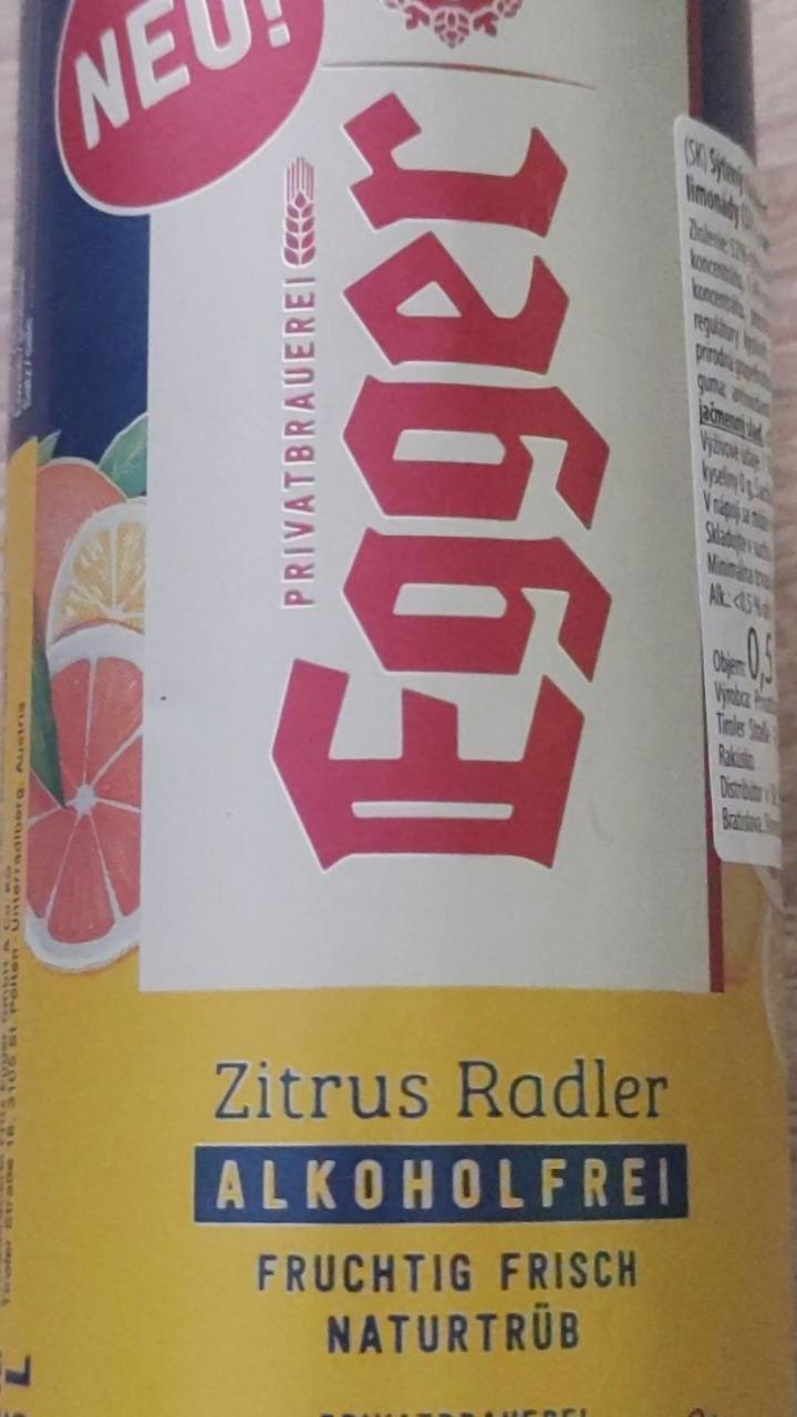 Fotografie - Zitrus Radler alkoholfrei Egger