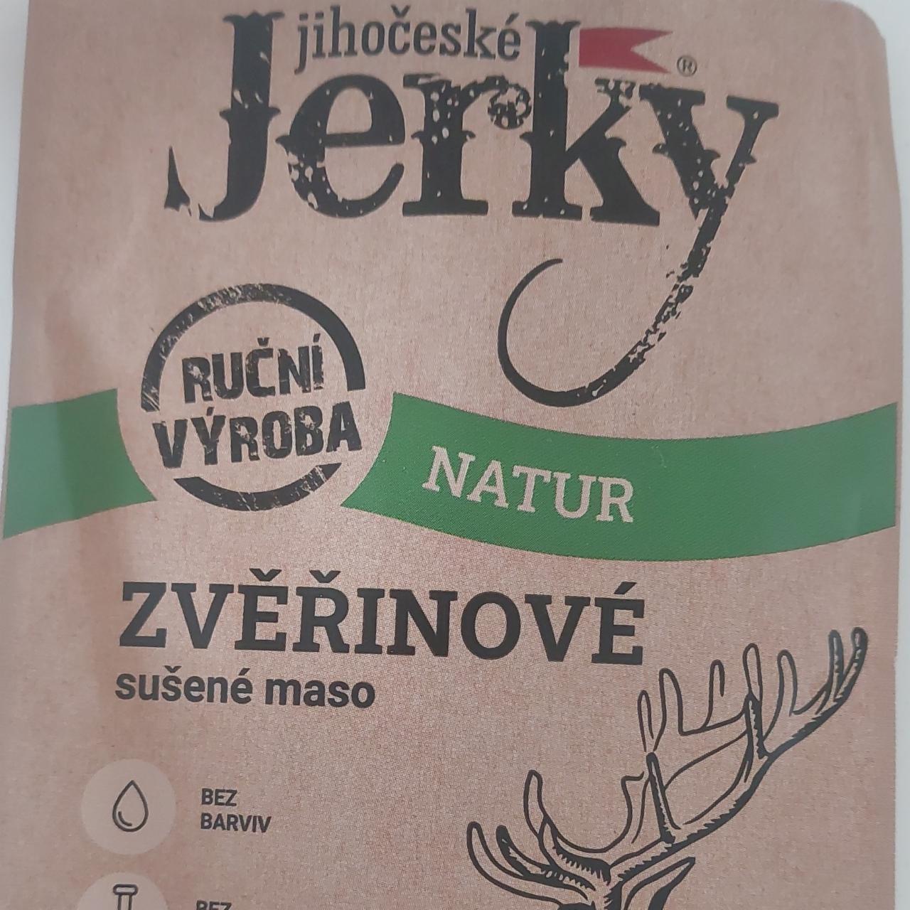 Fotografie - Zvěřinové sušené maso Natur Jihočeské Jerky