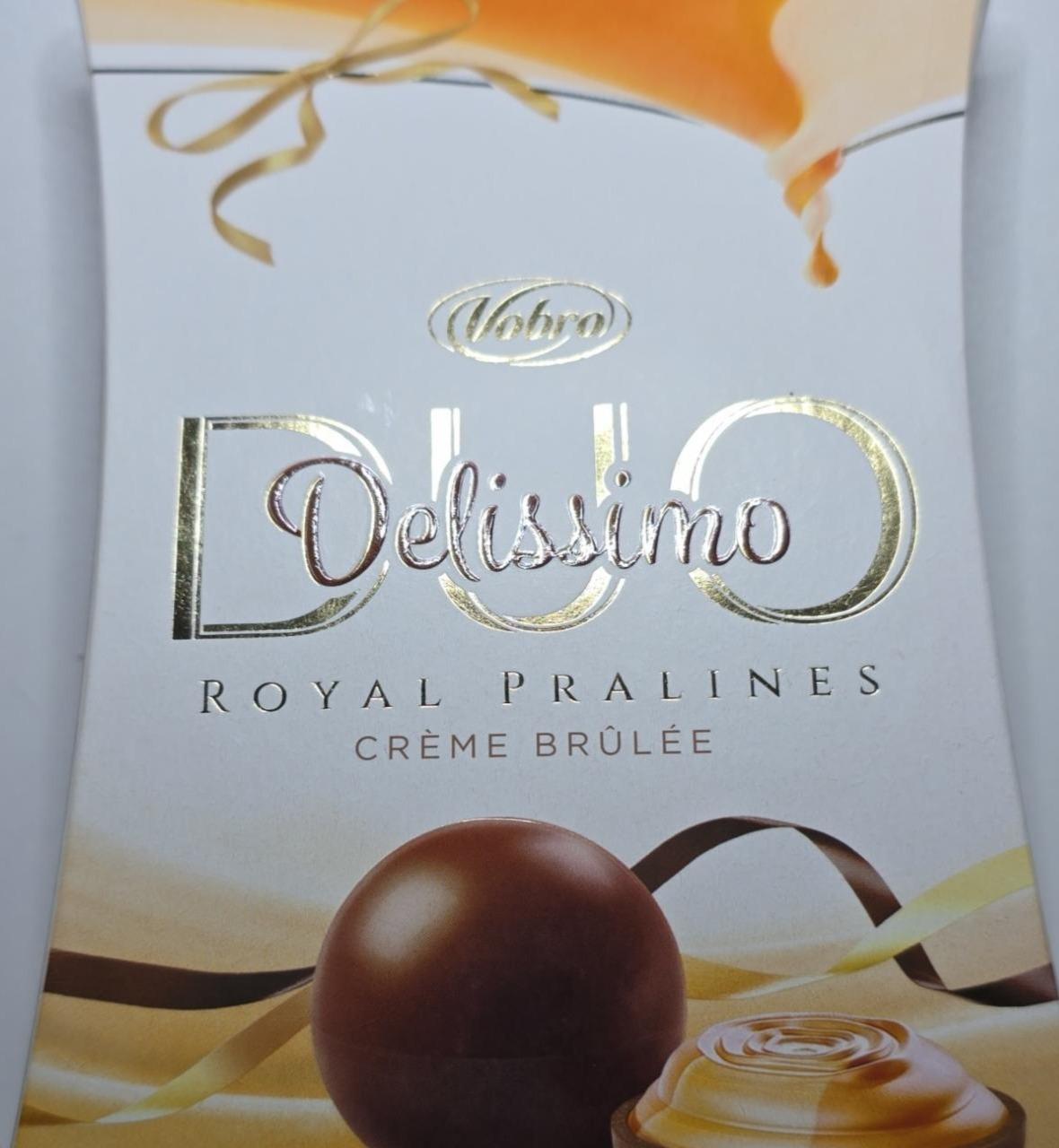 Fotografie - Delissimo Duo Royal Pralines Crème Brûlée Vobro