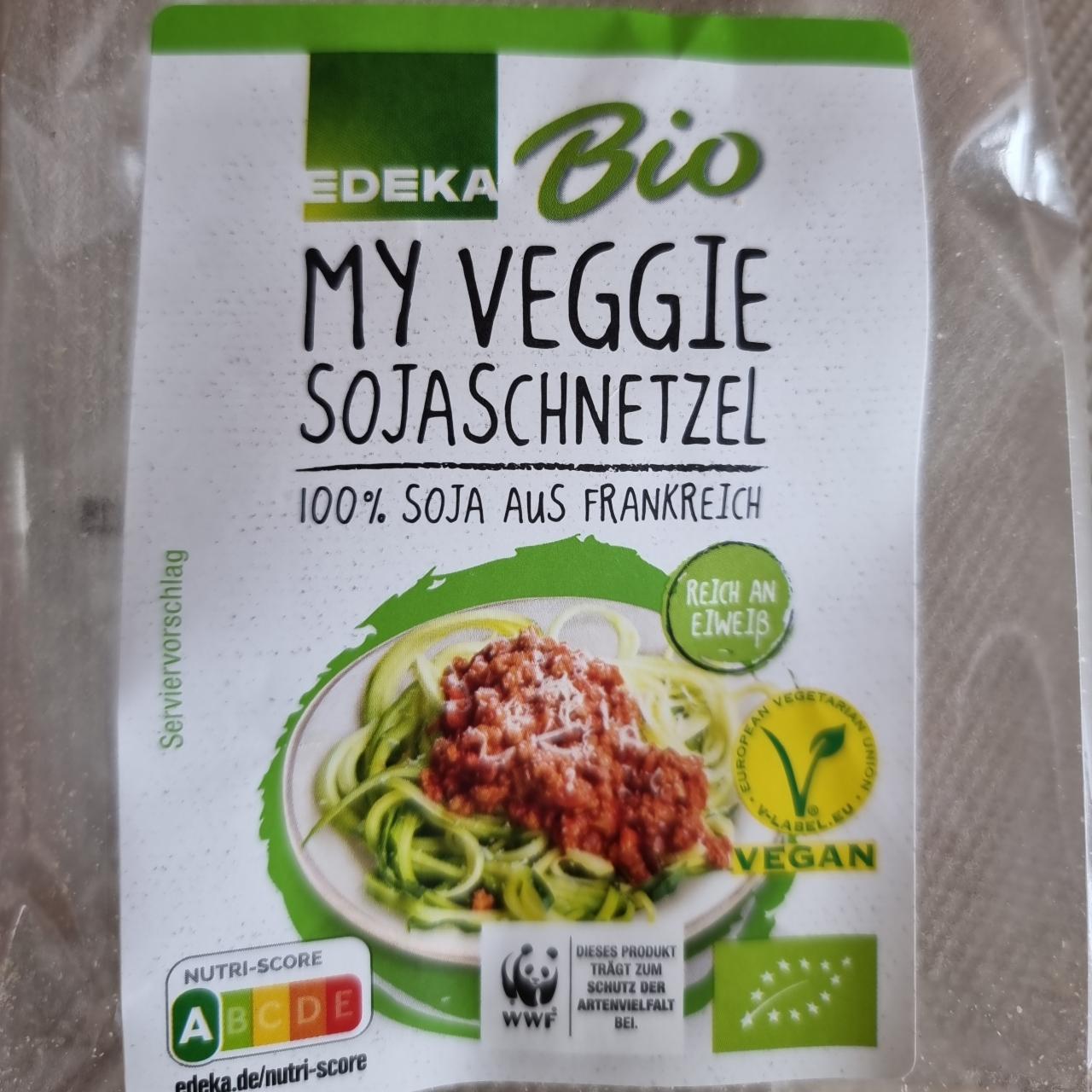 Fotografie - My Veggie Sojaschnetzel Edeka Bio