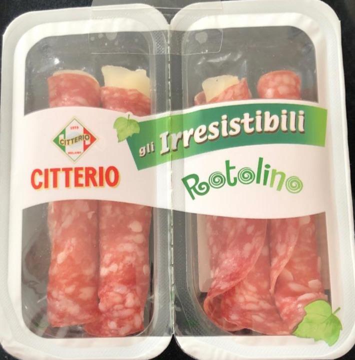 Fotografie - Salami milano und provola - Käse, zum Rohessen